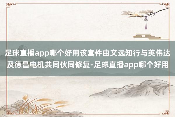 足球直播app哪个好用该套件由文远知行与英伟达及德昌电机共同伙同修复-足球直播app哪个好用