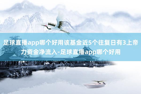 足球直播app哪个好用该基金近5个往复日有3上帝力资金净流入-足球直播app哪个好用