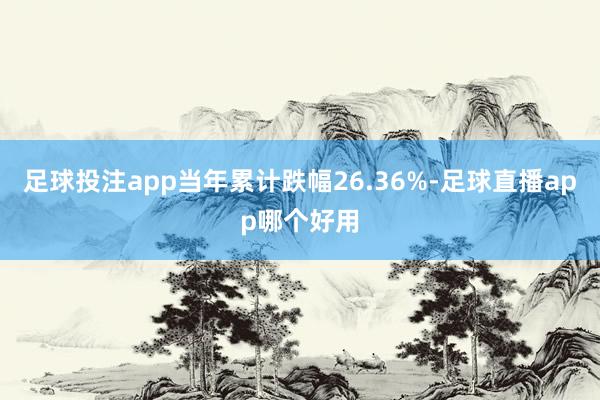 足球投注app当年累计跌幅26.36%-足球直播app哪个好用