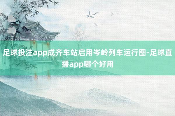 足球投注app成齐车站启用岑岭列车运行图-足球直播app哪个好用