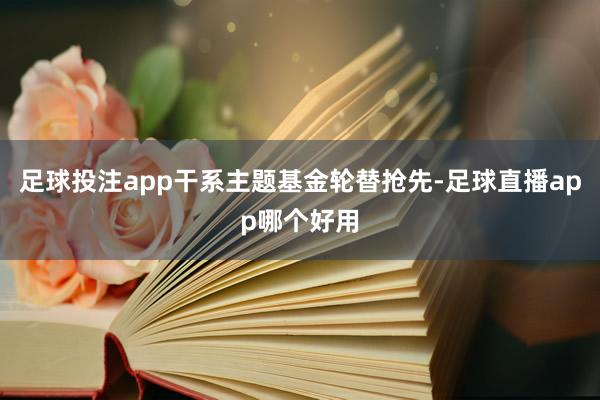足球投注app干系主题基金轮替抢先-足球直播app哪个好用