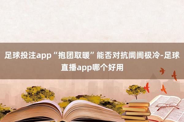 足球投注app“抱团取暖”能否对抗阛阓极冷-足球直播app哪个好用