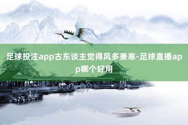 足球投注app古东谈主觉得风多兼寒-足球直播app哪个好用